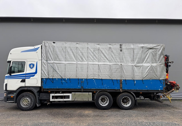 ScaniaScania 144G 6x2 - Camión caja cerrada, Camión grúa: foto 3 ScaniaScania 144G 6x2 - Camión caja cerrada, Camión grúa: foto 3