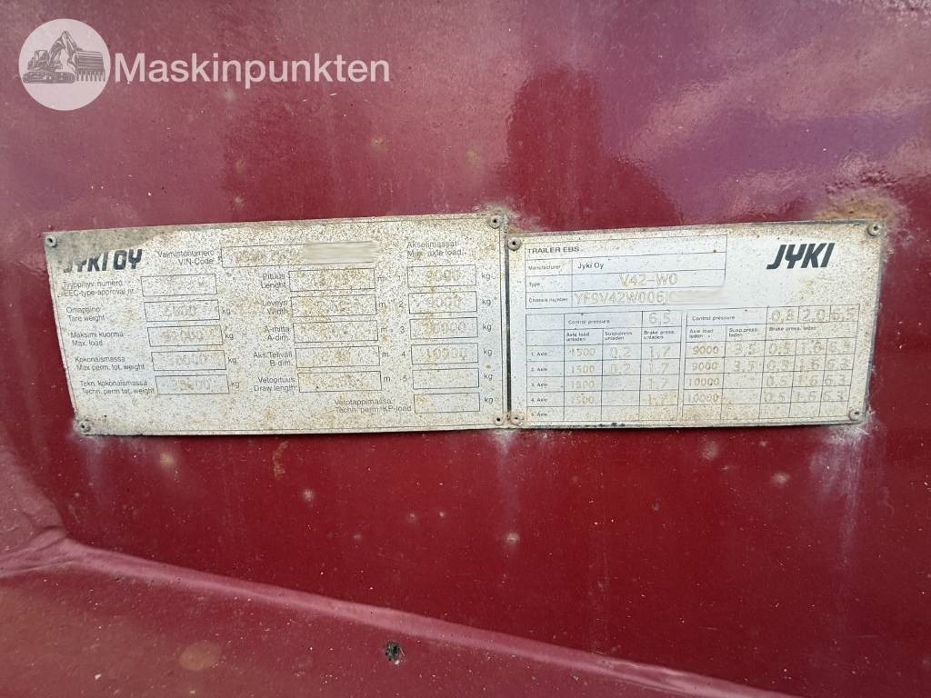 Remolque multilift/ Portacontenedores de cadenas Jyki V42-WO: foto 36