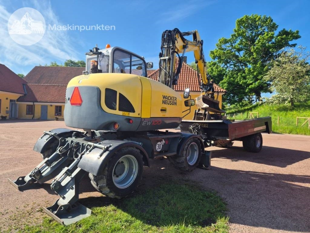 Wacker Neuson EW 100 med vagn - Excavadora de ruedas: foto 4 Wacker Neuson EW 100 med vagn - Excavadora de ruedas: foto 4