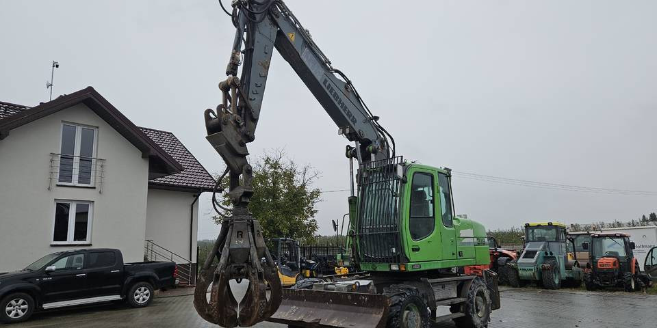 Koparka kołowa Liebherr A 316 Litronic chwytak podpory pług - Excavadora de ruedas: foto 2 Koparka kołowa Liebherr A 316 Litronic chwytak podpory pług - Excavadora de ruedas: foto 2