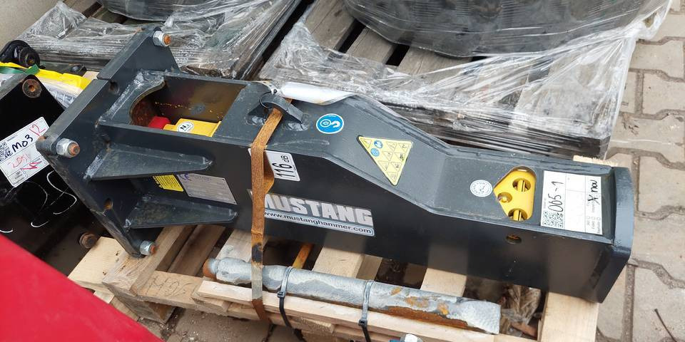 Młot wyburzoniewy Mustang HM100 do minikoparki - Martillo hidráulico para Maquinaria de construcción: foto 1 Młot wyburzoniewy Mustang HM100 do minikoparki - Martillo hidráulico para Maquinaria de construcción: foto 1