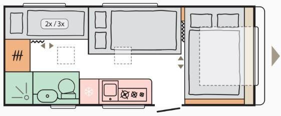 Adria Adora 573 PT* Fb-Temp.*Alde-Warmwasser-Hz. - Caravana: foto 4 Adria Adora 573 PT* Fb-Temp.*Alde-Warmwasser-Hz. - Caravana: foto 4
