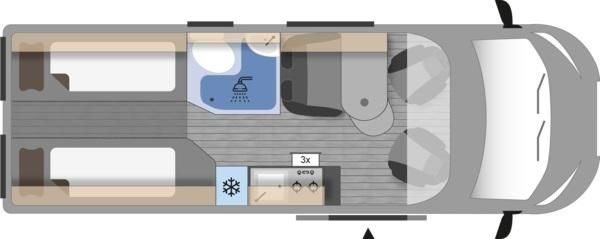 Clever Runner 636 2,2 165PS MJ2024*TRUMA C6 D + E*SHZ* - Cámper: foto 2 Clever Runner 636 2,2 165PS MJ2024*TRUMA C6 D + E*SHZ* - Cámper: foto 2