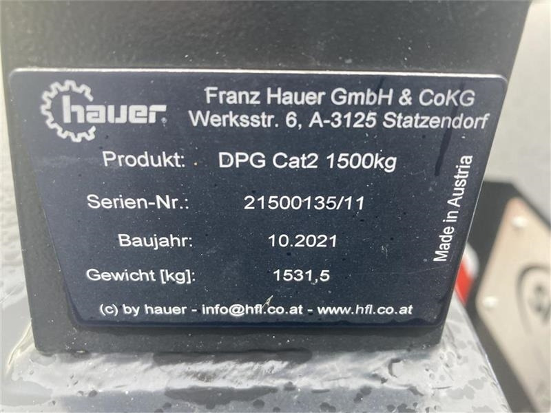 Hauer 1500 kg - Contrapeso: foto 4 Hauer 1500 kg - Contrapeso: foto 4