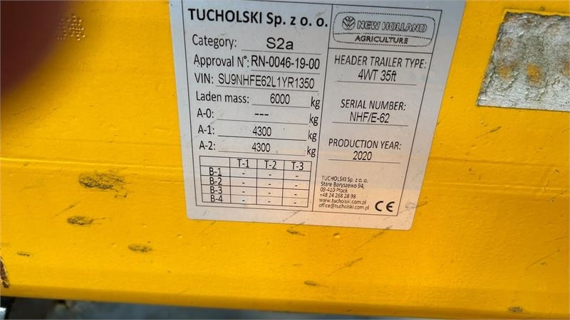 New Holland 4 hjulet skærebordsvogn - Carro de cosechadora: foto 3 New Holland 4 hjulet skærebordsvogn - Carro de cosechadora: foto 3