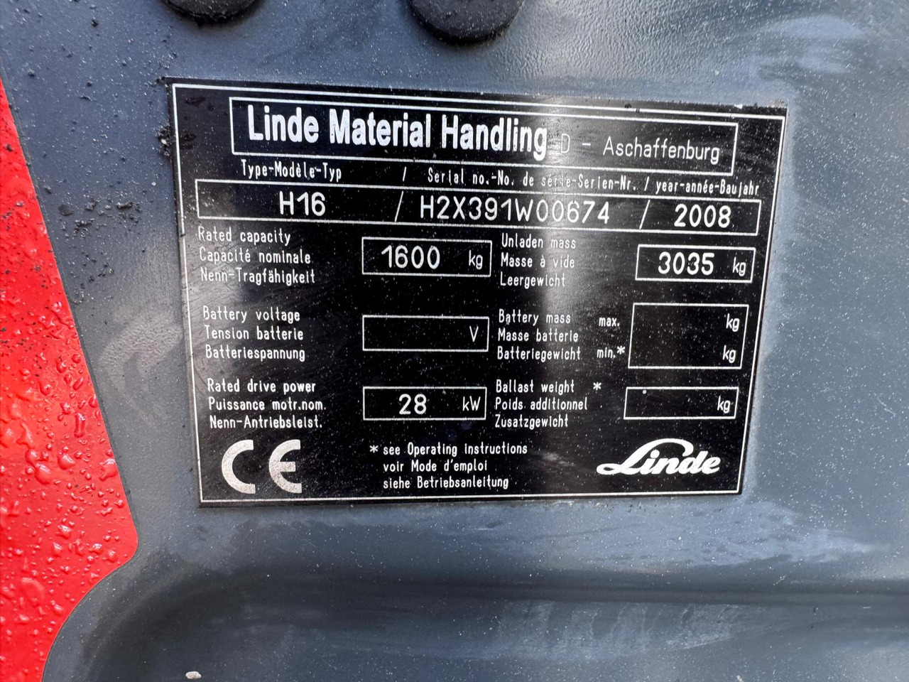 Carretilla elevadora de gas Linde H16: foto 9
