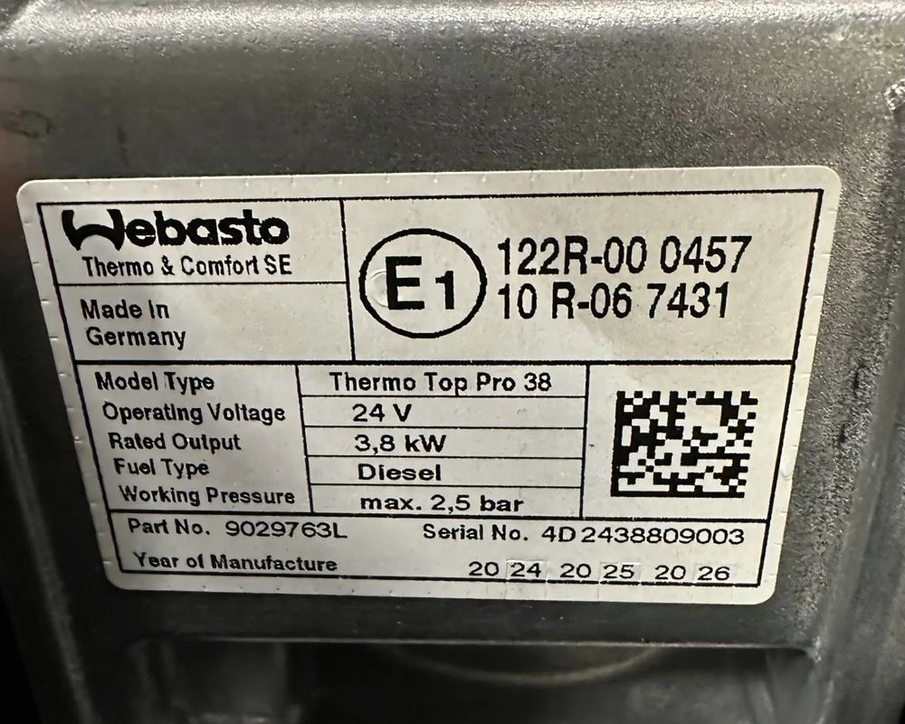 SCANIA R S OGRZEWANIE POSTOJOWE WEBASTO 3114280 NOWE - Otros maquinaria: foto 3 SCANIA R S OGRZEWANIE POSTOJOWE WEBASTO 3114280 NOWE - Otros maquinaria: foto 3