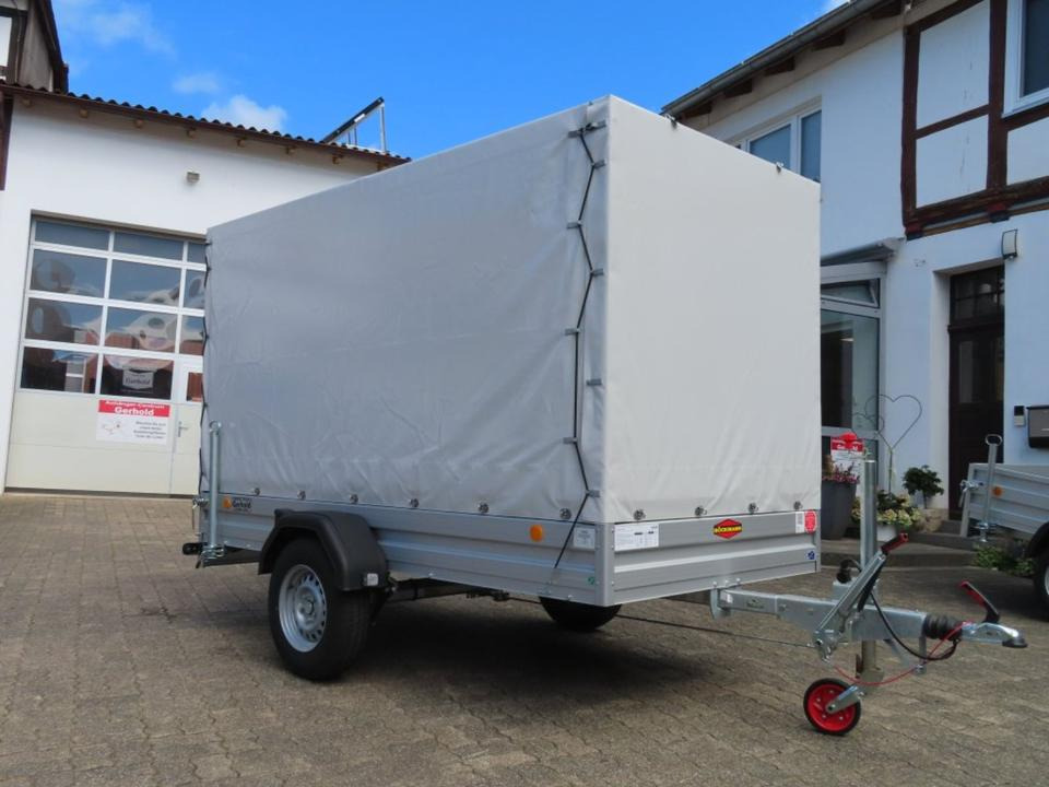 PKW Anhänger Böckman gr.TL AL 3015/15 Plane & Spriegel 100km/h - Remolque de coche: foto 1 PKW Anhänger Böckman gr.TL AL 3015/15 Plane & Spriegel 100km/h - Remolque de coche: foto 1