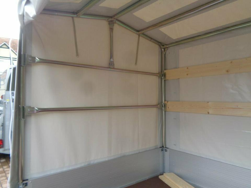 PKW-Anhänger Hochlader 2,7 to. HL-AL 4118/27 F Plane u. Sp. - Remolque con toldo: foto 4 PKW-Anhänger Hochlader 2,7 to. HL-AL 4118/27 F Plane u. Sp. - Remolque con toldo: foto 4