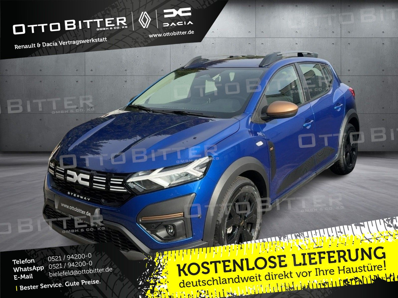 Dacia Sandero Stepway Extreme TCe110 CITY-PAKET/NAVI - Sedan: foto 1 Dacia Sandero Stepway Extreme TCe110 CITY-PAKET/NAVI - Sedan: foto 1