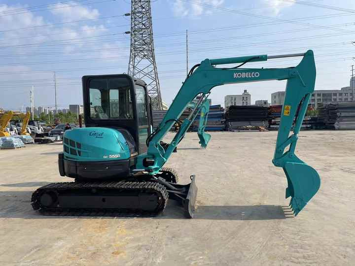 Excavadora Used Mini Kobelco Sk55 5tons Excavator for Sale  Used Construction Machinery Export: foto 6