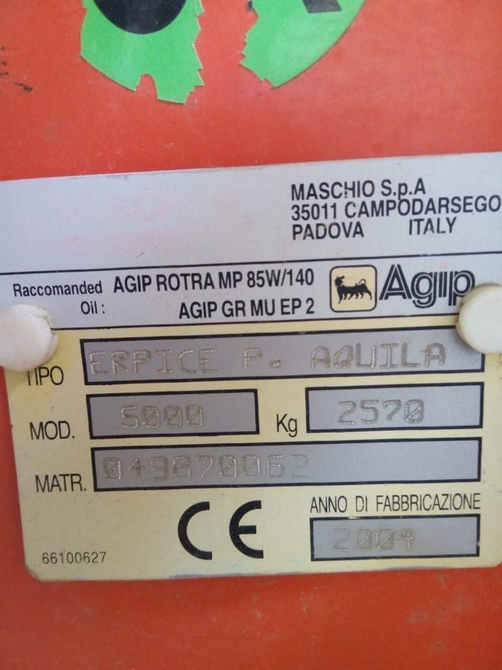 Maschio Aquila 5000 - Grada: foto 2 Maschio Aquila 5000 - Grada: foto 2