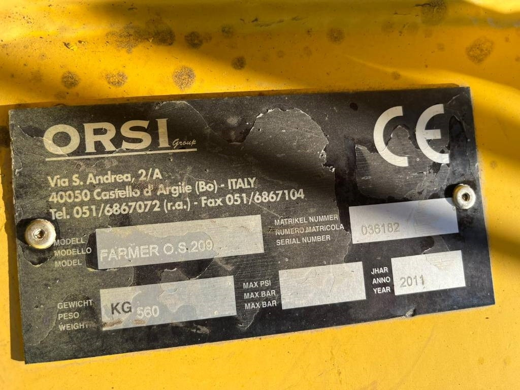 Orsi FARMER OS 209 - Segadora: foto 2 Orsi FARMER OS 209 - Segadora: foto 2