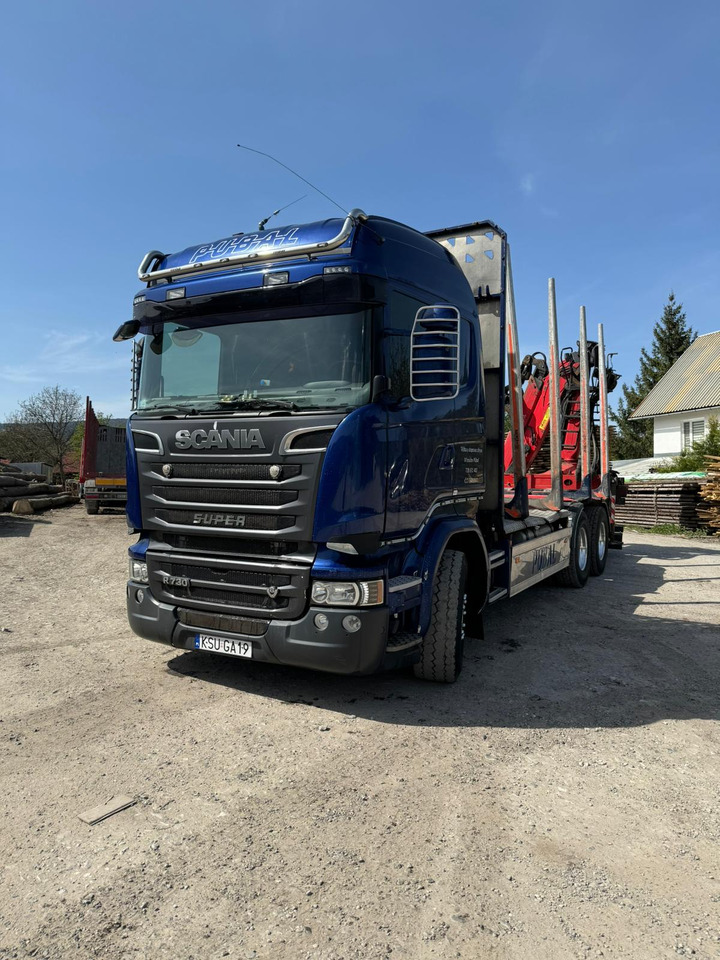 SCANIA R730 - Camión forestal, Camión grúa: foto 1 SCANIA R730 - Camión forestal, Camión grúa: foto 1