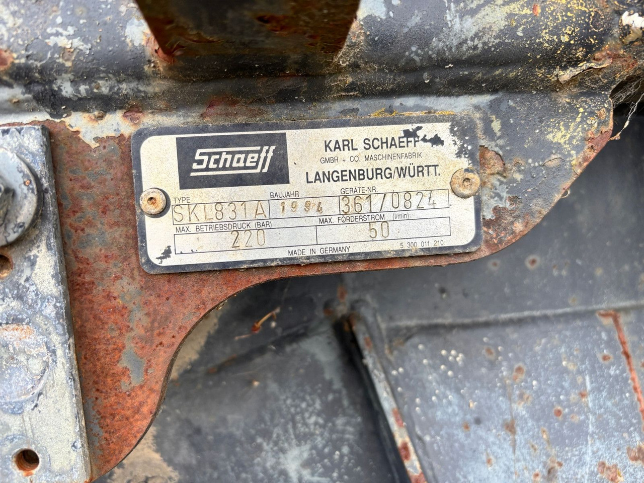 Schaeff Seitenkippschaufel - Cargadora de ruedas: foto 3 Schaeff Seitenkippschaufel - Cargadora de ruedas: foto 3