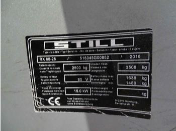 Still R60-25 RX60-25 - Carretilla elevadora eléctrica: foto 5 Still R60-25 RX60-25 - Carretilla elevadora eléctrica: foto 5