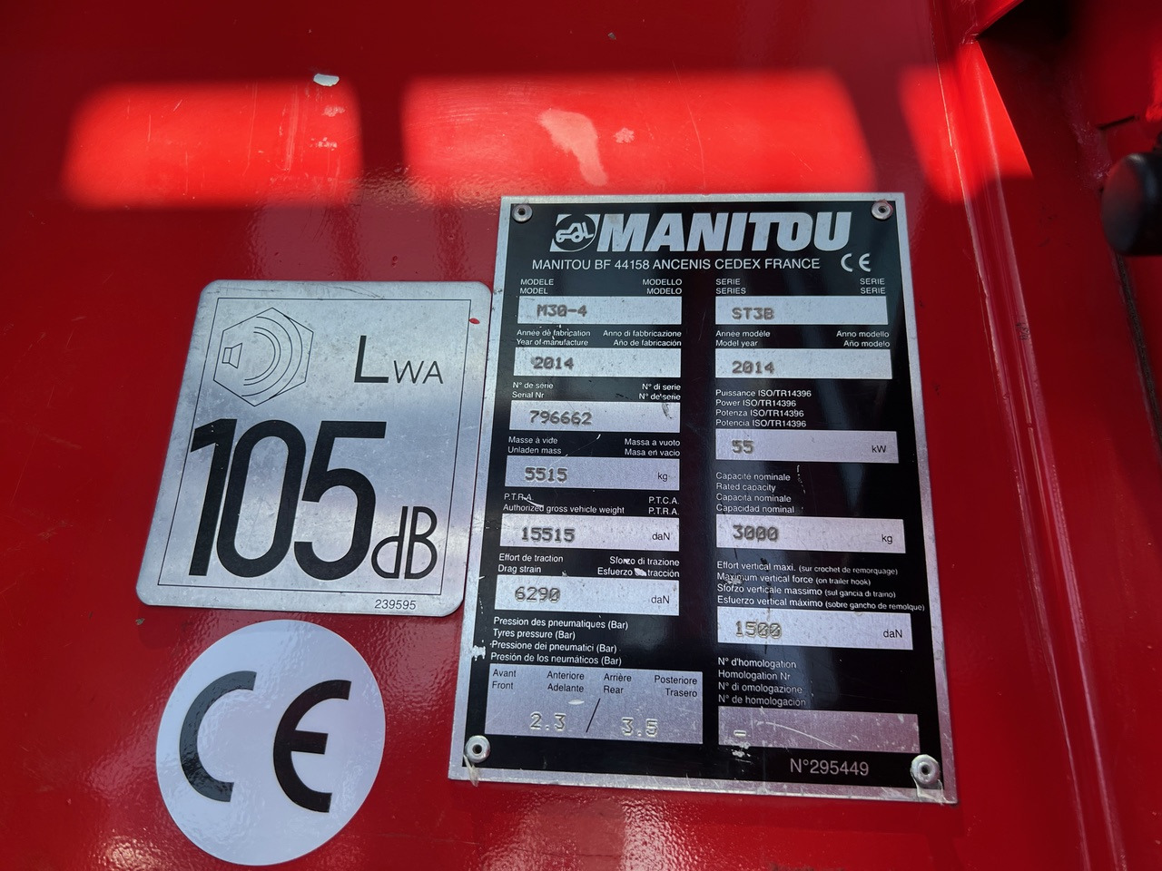 MANITOU M30-4 ST3B - Carretilla todo terreno: foto 5 MANITOU M30-4 ST3B - Carretilla todo terreno: foto 5