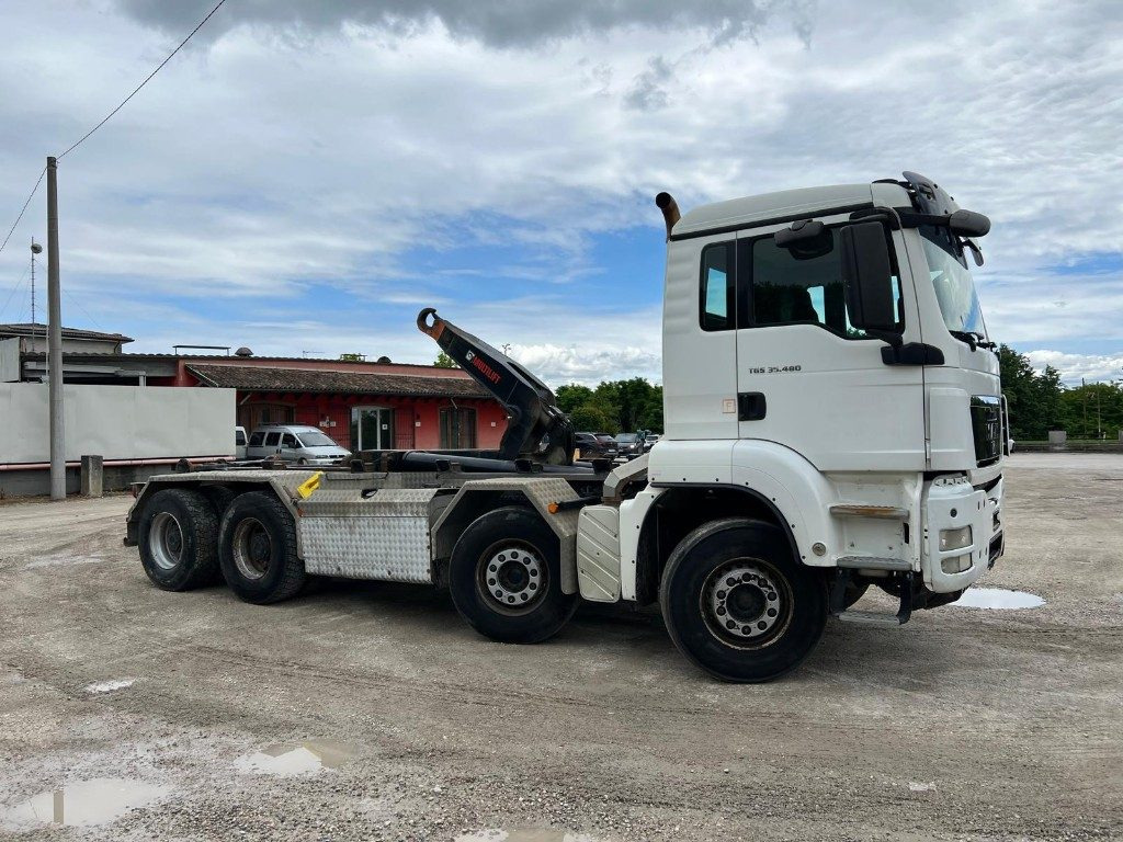 Camión multibasculante MAN TGS 35.480 USATO SCARRABILE: foto 7
