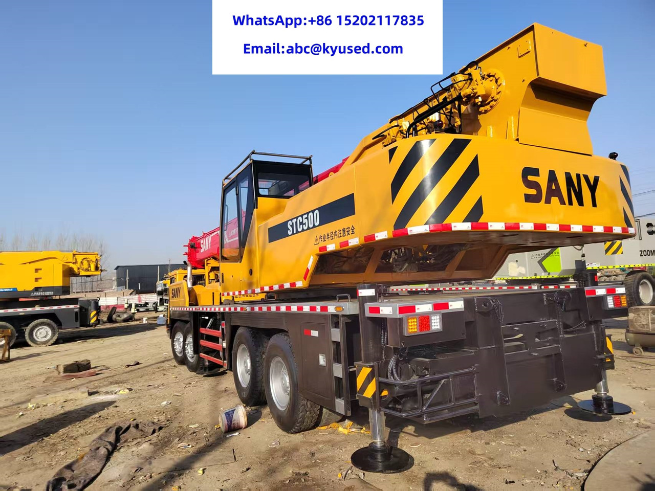 SANY STC500 STC750 STC800 STC1000 STC250 25TON 50TON 75TON 80TON 100TON - Autogrúa: foto 5 SANY STC500 STC750 STC800 STC1000 STC250 25TON 50TON 75TON 80TON 100TON - Autogrúa: foto 5