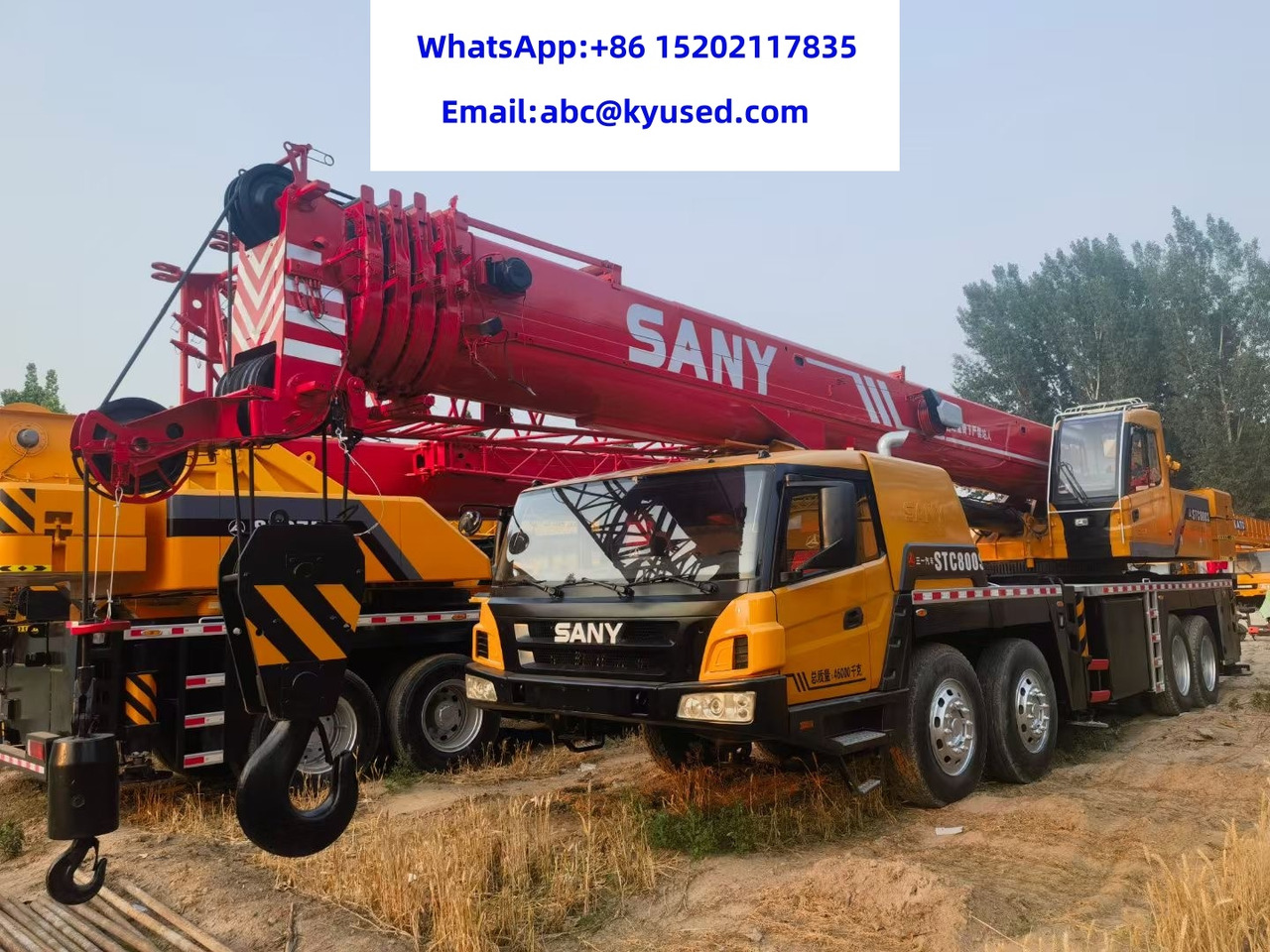 SANY STC800 STC750S STC500S STC1000 STC1600 STC1800 80 TON TRUCK CRANE - Autogrúa: foto 1 SANY STC800 STC750S STC500S STC1000 STC1600 STC1800 80 TON TRUCK CRANE - Autogrúa: foto 1