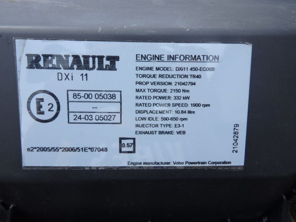 Renault DXI 11 450 Renault Premium - Motor para Camión: foto 3 Renault DXI 11 450 Renault Premium - Motor para Camión: foto 3