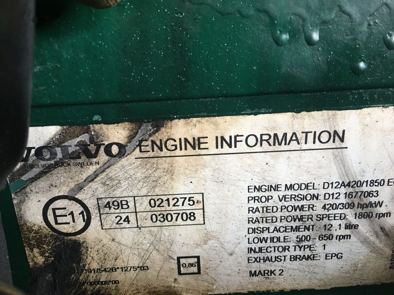 Volvo D12A Volvo - Motor para Autobús: foto 4 Volvo D12A Volvo - Motor para Autobús: foto 4