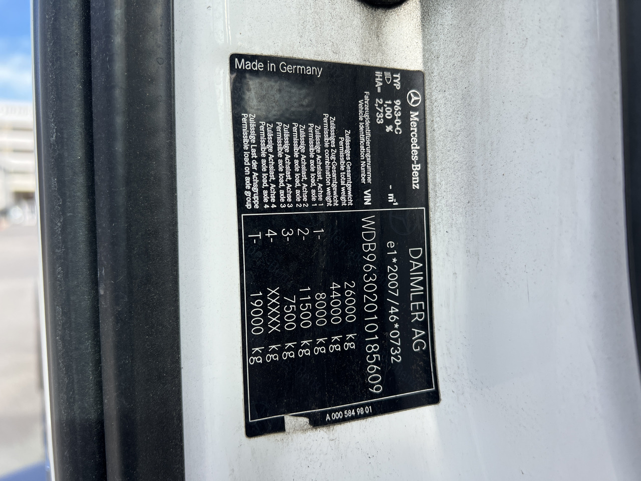 Camión chasis MERCEDES-BENZ Antos 25 40 | Standheizung | Klima | Liftachse: foto 23 Camión chasis MERCEDES-BENZ Antos 25 40 | Standheizung | Klima | Liftachse: foto 23