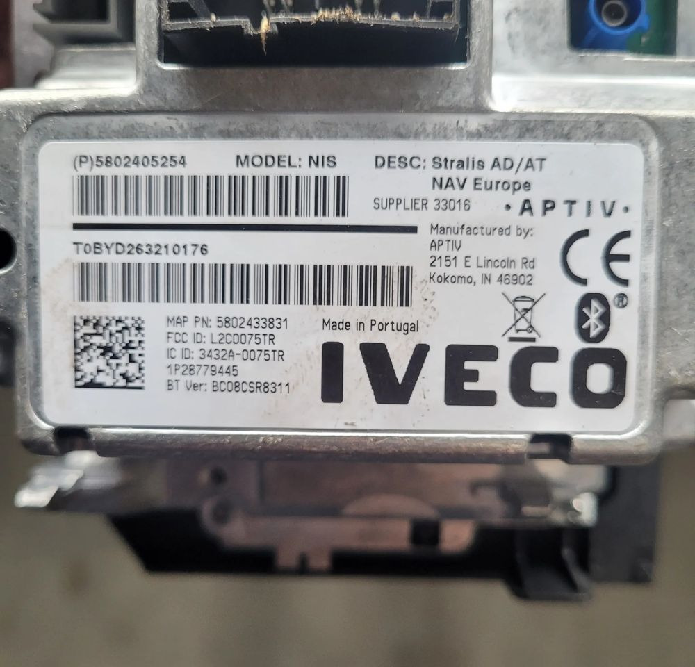 RADIO NAWIGACJA IVECO STRALIS 5802405254 - Sistema de navegación para Camión: foto 2 RADIO NAWIGACJA IVECO STRALIS 5802405254 - Sistema de navegación para Camión: foto 2