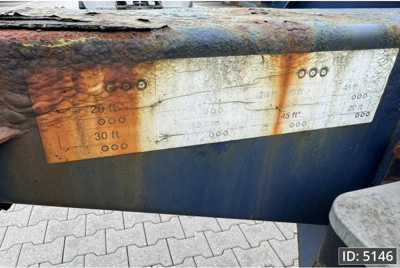 Semirremolque portacontenedore/ Intercambiable Pacton T3-010 / Multichassis / BPW Drum: foto 8