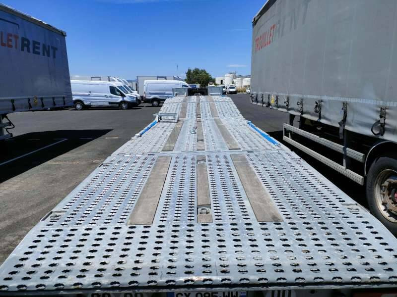 Semi-remorque 3 Essieux 38 TONNES DRAWER PORTE A FAUX HYDRAULIQUE VOLET COULISSANT - Semirremolque portavehículos: foto 3 Semi-remorque 3 Essieux 38 TONNES DRAWER PORTE A FAUX HYDRAULIQUE VOLET COULISSANT - Semirremolque portavehículos: foto 3