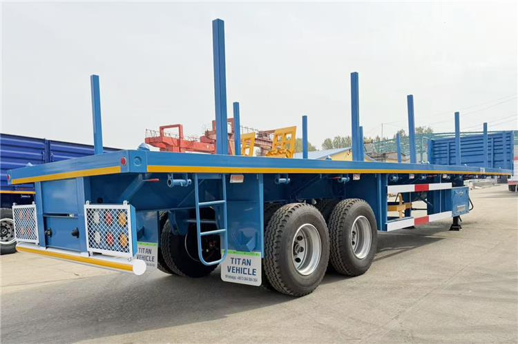 TITAN 2 Axle Wood Log Trailer Flatbed Trailer for Sale In Zimbabwe - Semirremolque plataforma/ Caja abierta: foto 1 TITAN 2 Axle Wood Log Trailer Flatbed Trailer for Sale In Zimbabwe - Semirremolque plataforma/ Caja abierta: foto 1