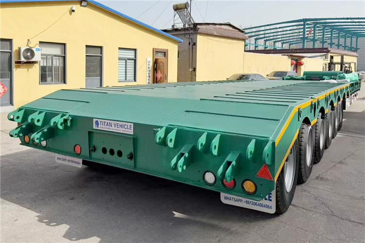 TITAN 6 Axle 80 Ton Low Loader Semi Trailer for Sale In Zambia - Semirremolque góndola rebajadas: foto 3 TITAN 6 Axle 80 Ton Low Loader Semi Trailer for Sale In Zambia - Semirremolque góndola rebajadas: foto 3