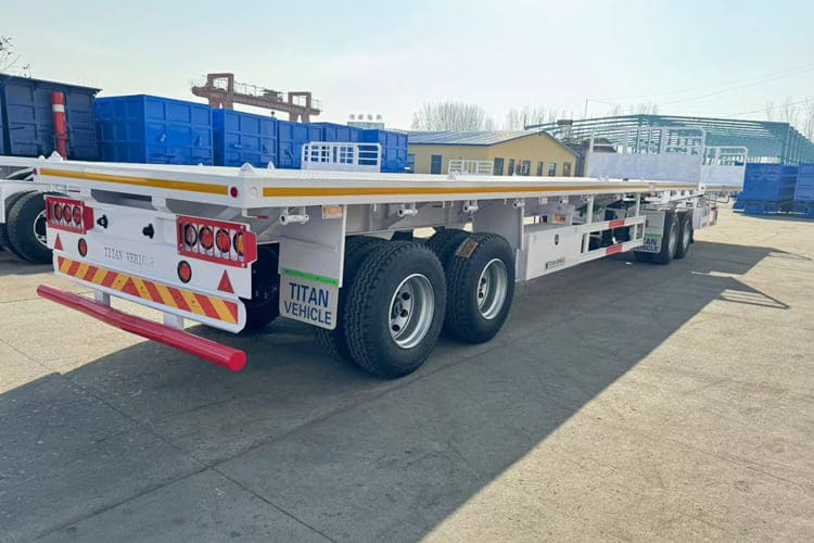 TITAN Super Link Flatbed Trailer for Sale in Mali - Semirremolque plataforma/ Caja abierta: foto 4 TITAN Super Link Flatbed Trailer for Sale in Mali - Semirremolque plataforma/ Caja abierta: foto 4