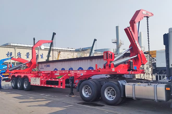 XCMG 20 40Ft Container Side Loader for Sale in Tanzania - Semirremolque portacontenedore/ Intercambiable: foto 1 XCMG 20 40Ft Container Side Loader for Sale in Tanzania - Semirremolque portacontenedore/ Intercambiable: foto 1