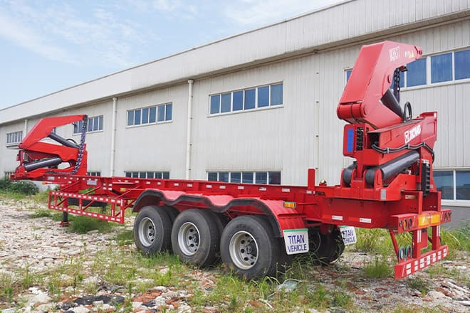 XCMG 20Ft 40Ft Container Side Loader for Sale in Guyana - Semirremolque portacontenedore/ Intercambiable: foto 1 XCMG 20Ft 40Ft Container Side Loader for Sale in Guyana - Semirremolque portacontenedore/ Intercambiable: foto 1