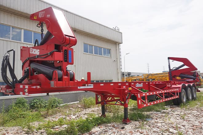 XCMG 20Ft 40Ft Container Side Loader for Sale in Guyana - Semirremolque portacontenedore/ Intercambiable: foto 5 XCMG 20Ft 40Ft Container Side Loader for Sale in Guyana - Semirremolque portacontenedore/ Intercambiable: foto 5