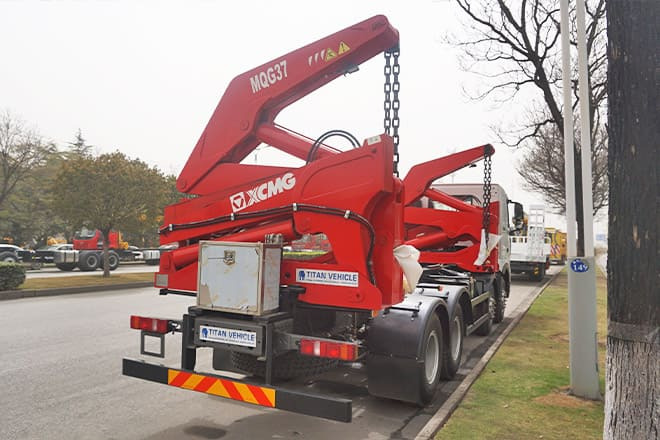 XCMG 37 Ton Side Loader Truck for Sale in Mexico - Camión portacontenedore/ Intercambiable: foto 3 XCMG 37 Ton Side Loader Truck for Sale in Mexico - Camión portacontenedore/ Intercambiable: foto 3