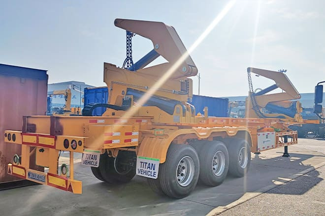 XCMG 40 Ton Sidelifter Container Trailer for Sale in Guyana - Semirremolque portacontenedore/ Intercambiable: foto 3 XCMG 40 Ton Sidelifter Container Trailer for Sale in Guyana - Semirremolque portacontenedore/ Intercambiable: foto 3