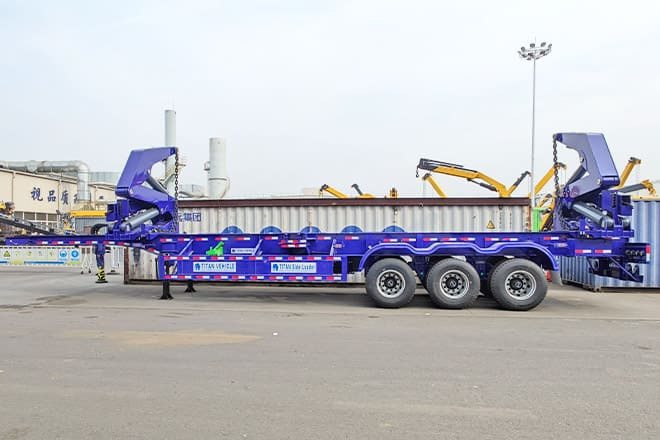 XCMG 40Ft Shipping Container Side Loader for Sale in Argentina - Semirremolque portacontenedore/ Intercambiable: foto 1 XCMG 40Ft Shipping Container Side Loader for Sale in Argentina - Semirremolque portacontenedore/ Intercambiable: foto 1