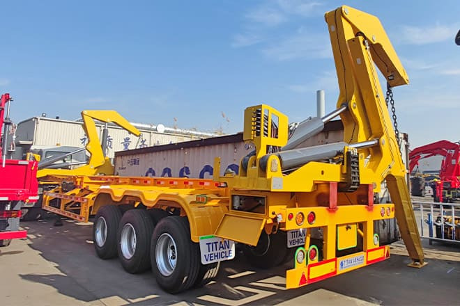 XCMG 40T Container Side Lift Trailer for Sale in Nigeria - Semirremolque portacontenedore/ Intercambiable: foto 1 XCMG 40T Container Side Lift Trailer for Sale in Nigeria - Semirremolque portacontenedore/ Intercambiable: foto 1