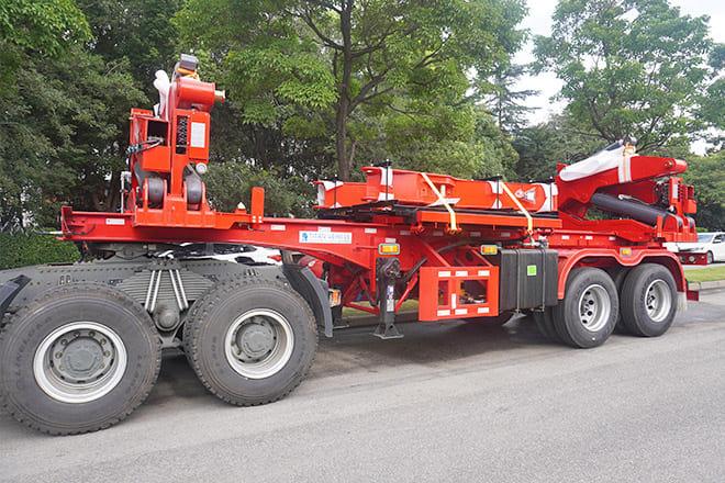 XCMG XCMG Side Loader Container Transport for Sale in Papua New Guinea - Semirremolque portacontenedore/ Intercambiable: foto 1 XCMG XCMG Side Loader Container Transport for Sale in Papua New Guinea - Semirremolque portacontenedore/ Intercambiable: foto 1