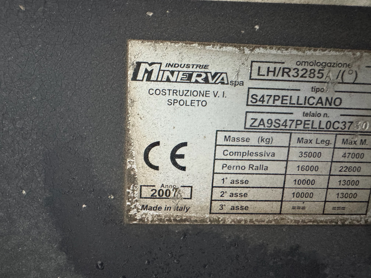 MINERVA Semirimorchio Ribaltabile Mezzo d'Opera - Semirremolque volquete: foto 4 MINERVA Semirimorchio Ribaltabile Mezzo d'Opera - Semirremolque volquete: foto 4