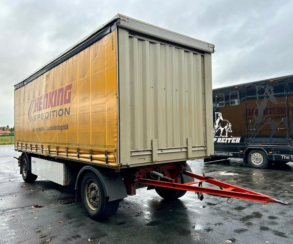 Anhänger + Krone + 2 Achsen + Scheibenbremse + EZ 2016 + TÜV - Remolque con toldo: foto 3 Anhänger + Krone + 2 Achsen + Scheibenbremse + EZ 2016 + TÜV - Remolque con toldo: foto 3