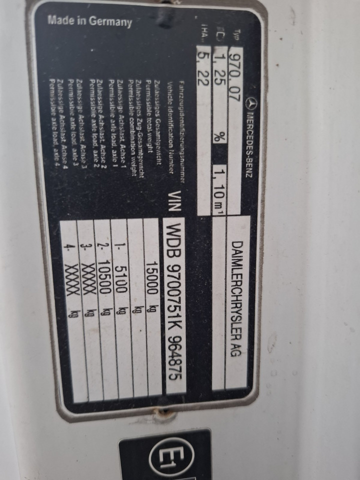 Leasing de MERCEDES-BENZ ATEGO 1523 MERCEDES-BENZ ATEGO 1523: foto 9