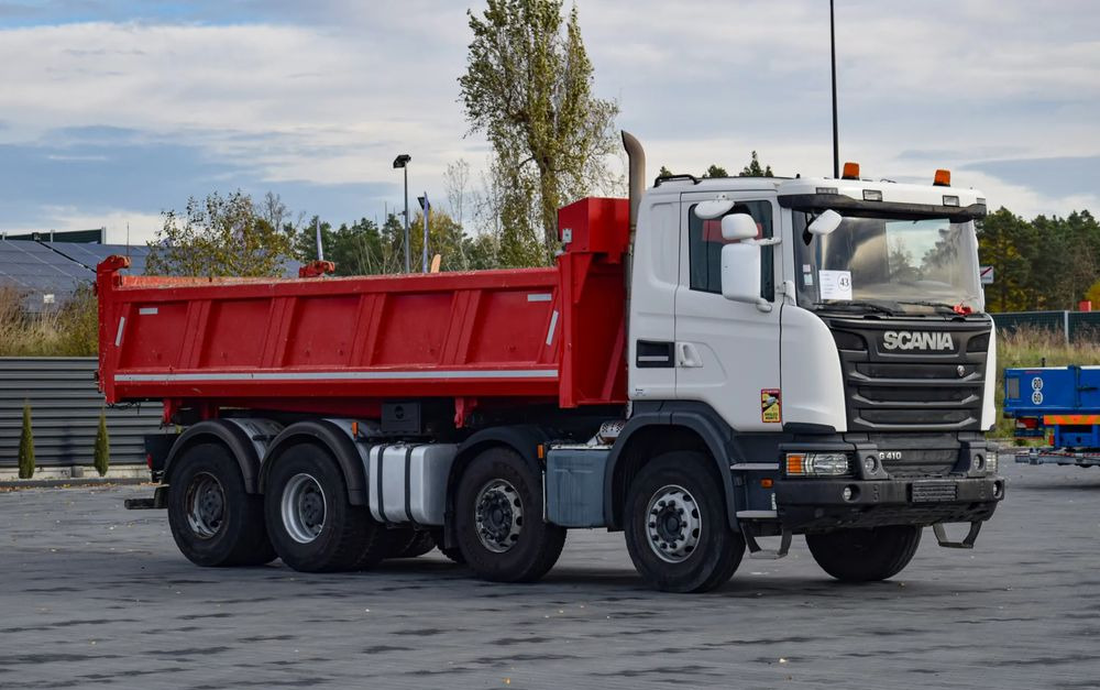 Scania G410 / 8x4 / EURO 6 / WYWROTKA / MELLER KIPPER / HYDROBURTA / AUTOMAT / 2016 / SERWISOWANY / SPROWADZONY - Camión volquete: foto 3 Scania G410 / 8x4 / EURO 6 / WYWROTKA / MELLER KIPPER / HYDROBURTA / AUTOMAT / 2016 / SERWISOWANY / SPROWADZONY - Camión volquete: foto 3