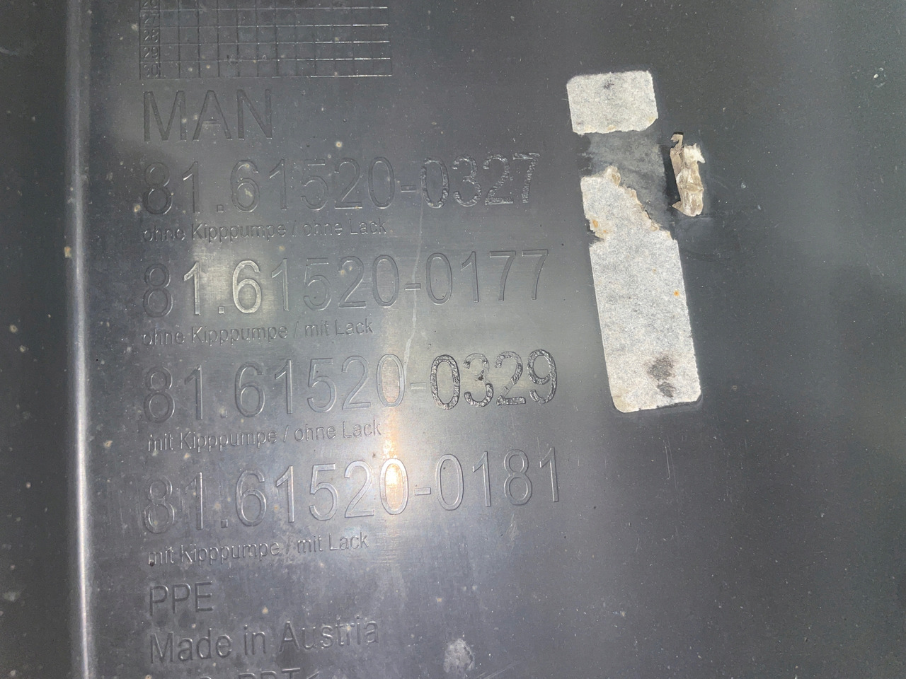 DOLNY STOPIEŃ STOPNICA MAN TGL TGM TGL-3 81615200327 - Peldaño para Camión: foto 4 DOLNY STOPIEŃ STOPNICA MAN TGL TGM TGL-3 81615200327 - Peldaño para Camión: foto 4