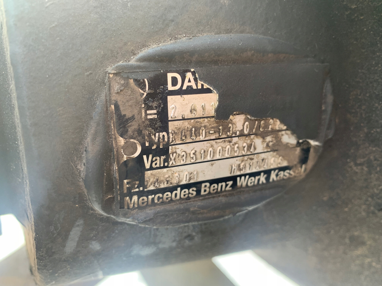 TYLNI MOST DYFER MERCEDES ACTROS MP4 R440 2,227 - Eje delantero para Camión: foto 3 TYLNI MOST DYFER MERCEDES ACTROS MP4 R440 2,227 - Eje delantero para Camión: foto 3