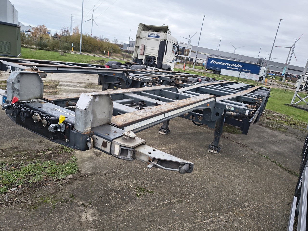 Kögel 40ft containerchassis - Semirremolque: foto 1 Kögel 40ft containerchassis - Semirremolque: foto 1