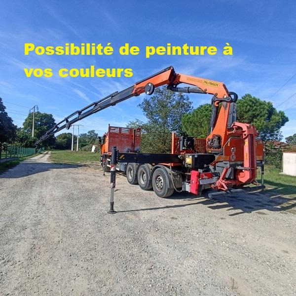 Scania P 410 - Camión caja abierta, Camión grúa: foto 1 Scania P 410 - Camión caja abierta, Camión grúa: foto 1