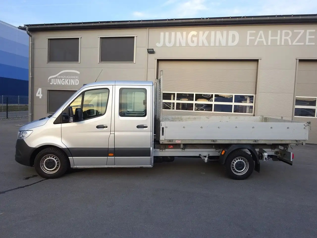 Mercedes-Benz Sprinter 319 CDI DoKa Maxi Kipper AHK 2,8t - Furgoneta caja abierta, Furgoneta combi: foto 1 Mercedes-Benz Sprinter 319 CDI DoKa Maxi Kipper AHK 2,8t - Furgoneta caja abierta, Furgoneta combi: foto 1